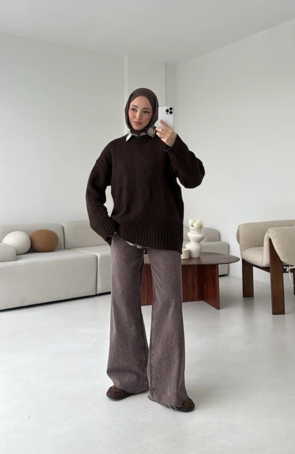 oversize knit sweater anthracite oversize knit sweater anthracite