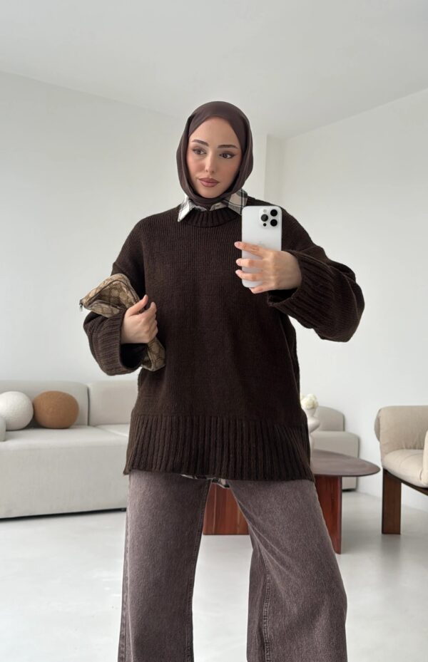 oversize knit sweater anthracite oversize knit sweater anthracite