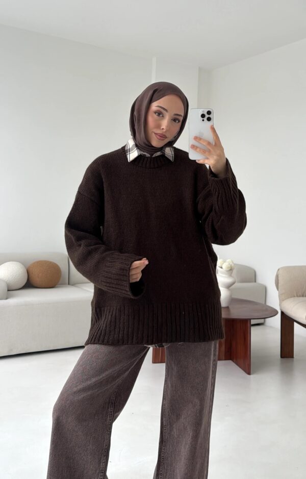 oversize knit sweater anthracite oversize knit sweater anthracite