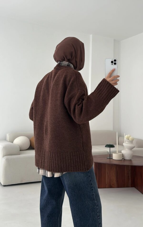 oversize knit sweater anthracite oversize knit sweater anthracite