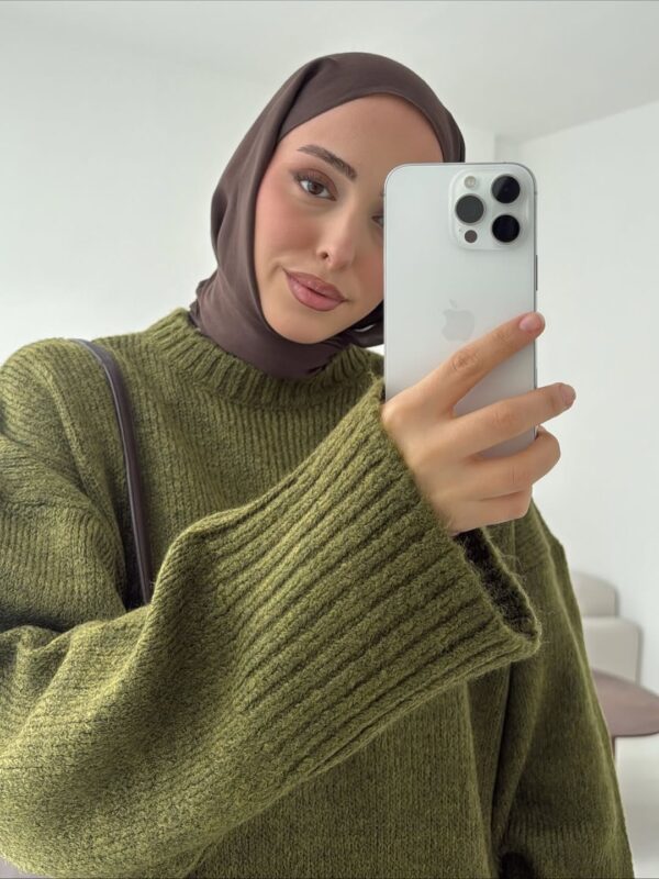 oversize knit sweater olive green oversize knit sweater olive green