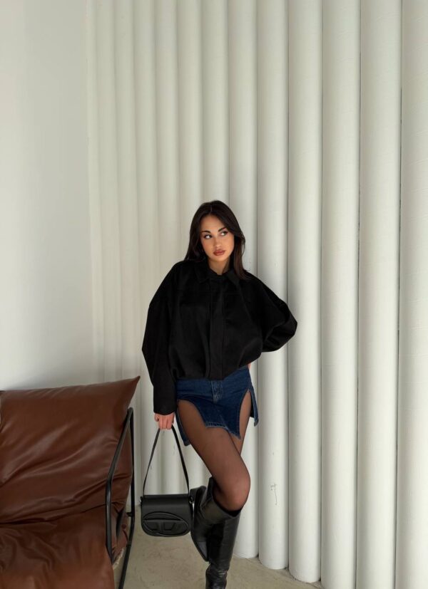 suede bomber jacket brown