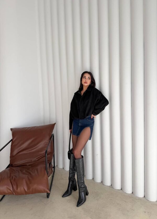 suede bomber jacket brown