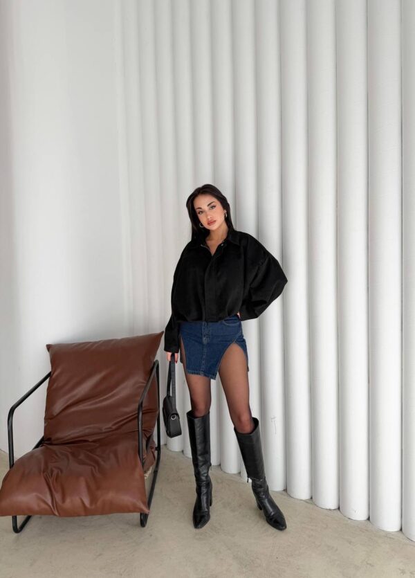 suede bomber jacket brown