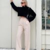 palazzo pants cream