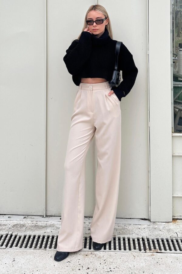 palazzo pants cream