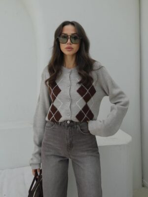 baklava short cardigan navy blue (copy)