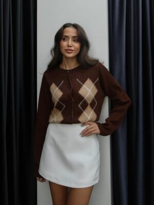 baklava short cardigan gray (copy)