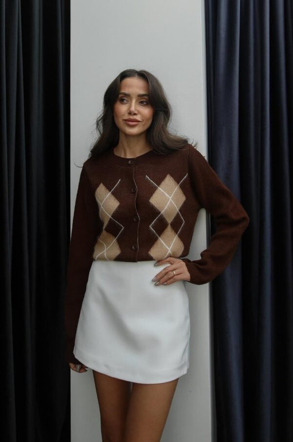 baklava short cardigan gray (copy)