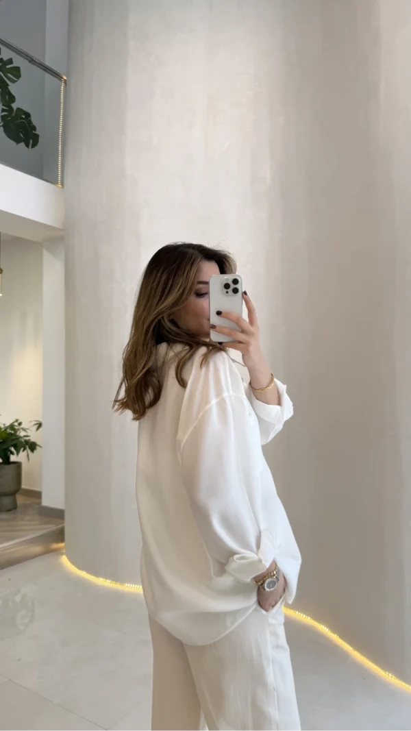 Oversize Lightweight Shirt - White