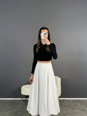 Baloon Skirt - White