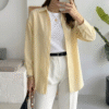 Striped Oversized Shirt - Butter Yellow