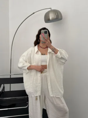 Oversize Lightweight Shirt - White