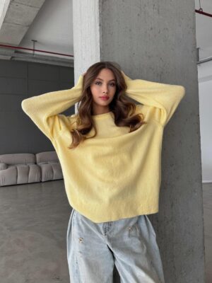 Overised Sweater - Butter Yellow