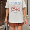 Portofino Oversized Tshirt - White
