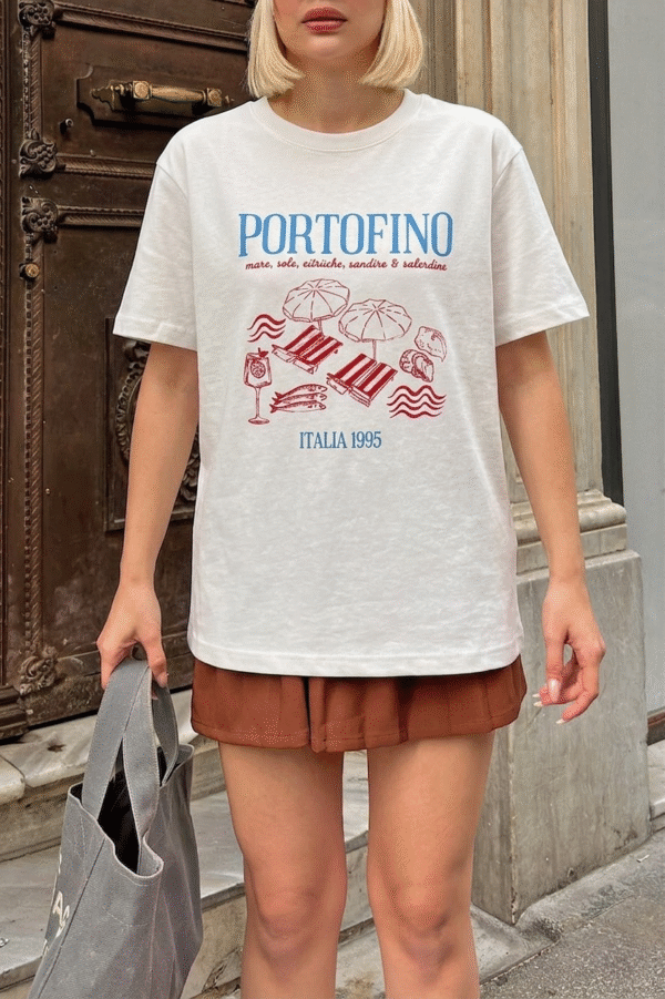 Portofino Oversized Tshirt - White