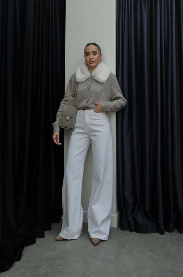 White Wide Leg Jeans