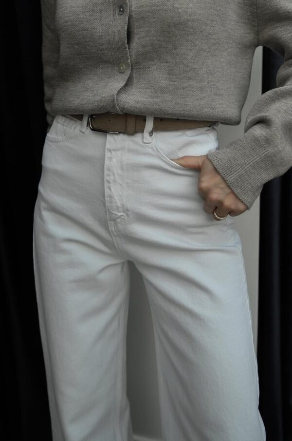 White Wide Leg Jeans