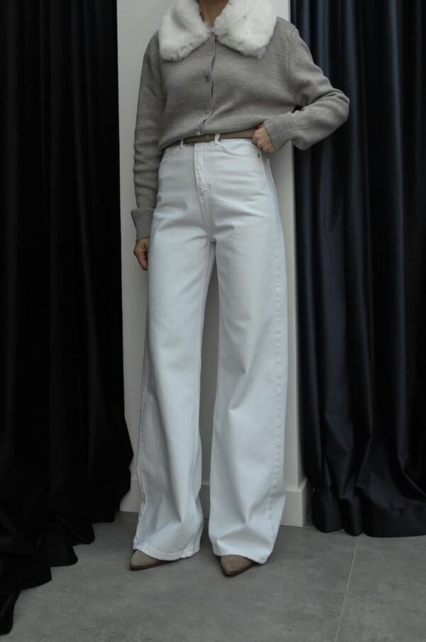 White Wide Leg Jeans