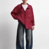 Oversize Lightweight Shirt - Burgundy
