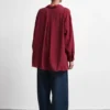 Oversize Lightweight Shirt - Burgundy