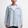 Oversize Lightweight Shirt - Light Blue