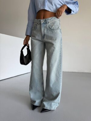 photo_5807519460871573014_w (1) Snow Blue Wide Straight Jeans