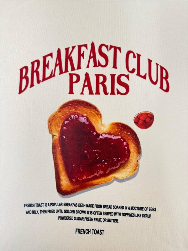 French Tost Oversized Tshirt - Beige