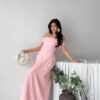 photo_6025972831964826667_y Polka Dot Off Shoulder Dress - Pink