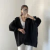 Oversize Lightweight Shirt - Black