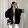 Oversize Lightweight Shirt - Black