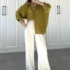 Oversize Lightweight Shirt - Pistachio Green