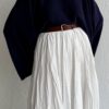 IMG_0516 Maxi Premium Lined Skirt - White