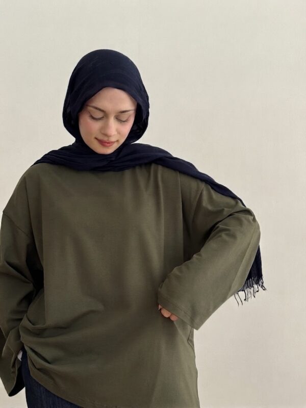 IMG_0524 Oversized Cotton Basic - Khaki Green