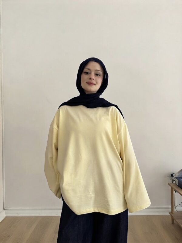 IMG_0525 Oversized Cotton Basic - Butter Yellow