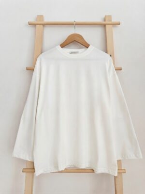 IMG_0533 Oversized Cotton Basic - White