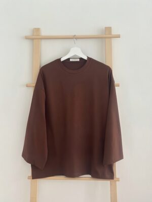 IMG_0534 Oversized Cotton Basic - Brown