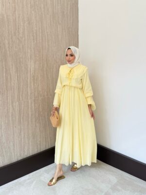 Marlyn Dress - Butter Yellow
