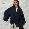 Lacivert-2_55d0ac11-9c20-4527-8ab5-4f44a68c29e0 Chinese Style Kimono - Navy Blue