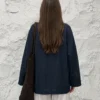 Lacivert-4_6d1d6a41-b4c8-4dfe-a91f-6f2ebba90d31 Chinese Style Kimono - Navy Blue