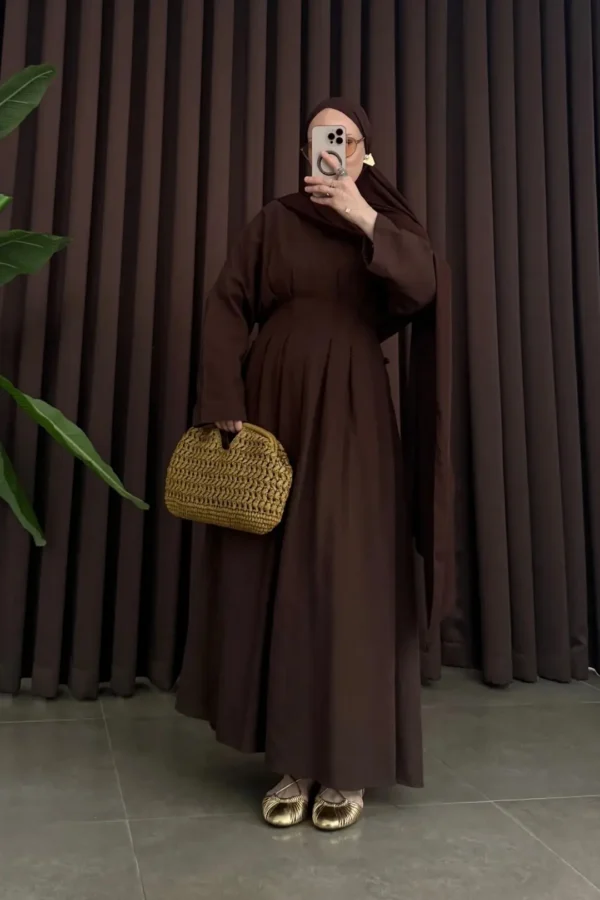 img-6501 (1) Mely Dress - Brown