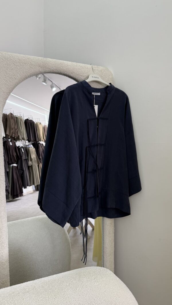 img_2257 Chinese Style Kimono - Navy Blue