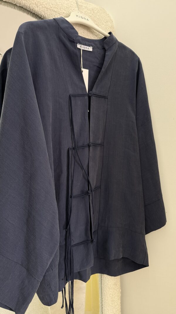 img_2259 Chinese Style Kimono - Navy Blue