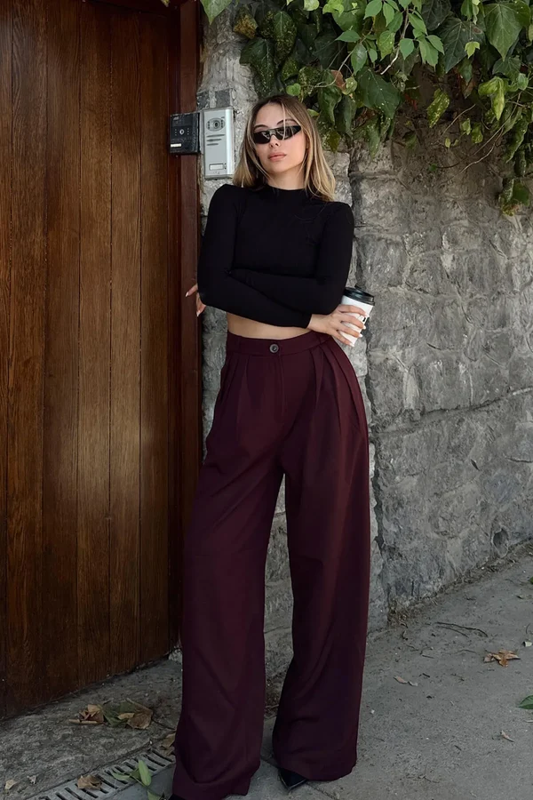 product_7620239917123_2 Palazzo Pants Premium - Burgundy