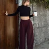 product_7620239917123_3 Palazzo Pants Premium - Burgundy