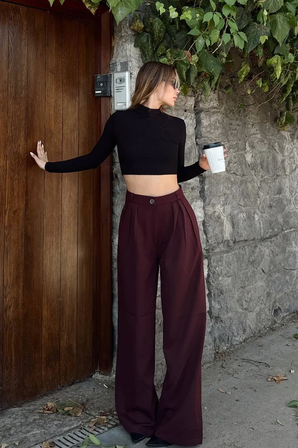 product_7620239917123_3 Palazzo Pants Premium - Burgundy