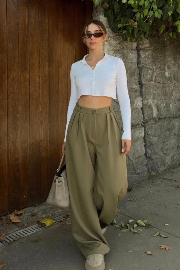 product_7620239949891_2 Palazzo Pants Premium - Khaki Green