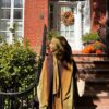 Printed Hijab - Layered Brown Green