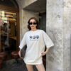 img_2197 Sea Shells Oversized Tshirt - White